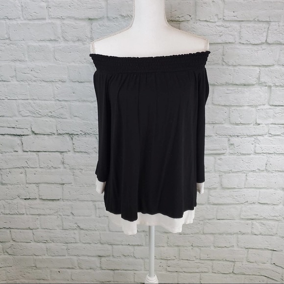 Cato Knit On / Off Shoulder Top Sz. L - Picture 1 of 8